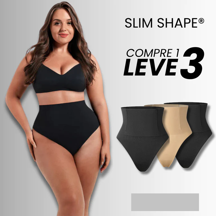 Slim Shape® - Calcinha Modeladora Compre 1 e Leve 3