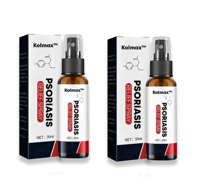Kolmax - Spray de alívio para psoríase - COMPRE 1 LEVE 2